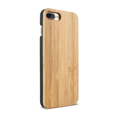 FLOVEME Wood Cover Case For iPhone 7 X XR XS MAX Case Natural Bamboo Wooden Phone Cases For iPhone 8 6 6S Plus 5S SE 5 Fundas