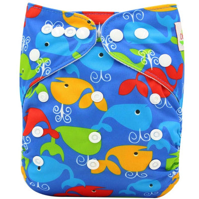 Ohbabyka Washable Diapers Couches Lavables  2019 Nappy Baby Diaper Cover Wrap Baby Nappy Changing Reusable Baby Cloth Diapers