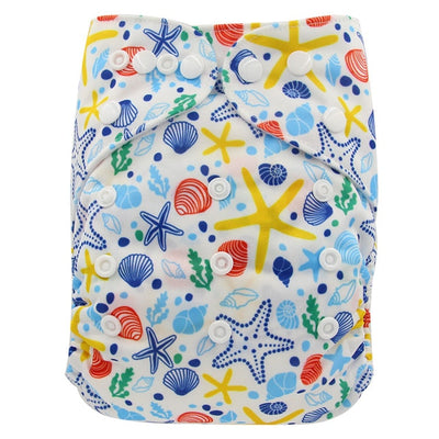 Ohbabyka Washable Diapers Couches Lavables  2019 Nappy Baby Diaper Cover Wrap Baby Nappy Changing Reusable Baby Cloth Diapers