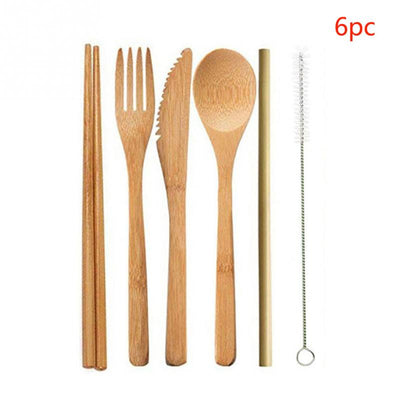 Natural Bamboo Flatware