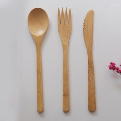 Natural Bamboo Flatware