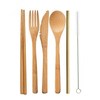 Natural Bamboo Flatware