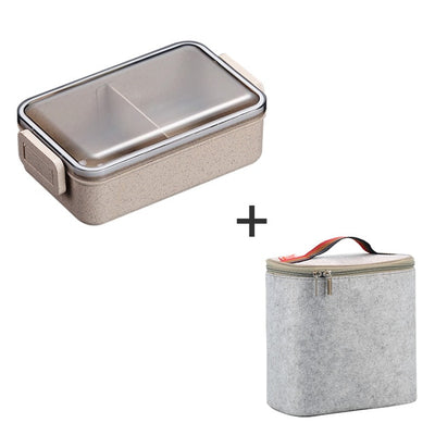 Japanese Microwave Bento Box Lunch Box Leak-Proof Bento Lunch Box Food Container