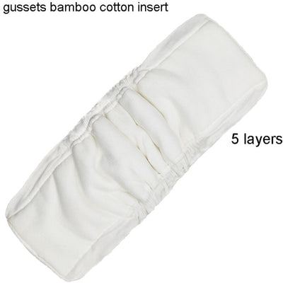 Reusable Bamboo Charcoal Insert Baby Cloth Diaper Mat Bamboo Cotton Nappy Inserts Changing Liners Charcoal Insert