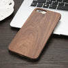 Real Wood Case For iphone X 8 7 6 6S Plus 5S SE Cover Natural Bamboo Wooden Hard Phone Cases For Samsung Galaxy S8 S6 edge Plus