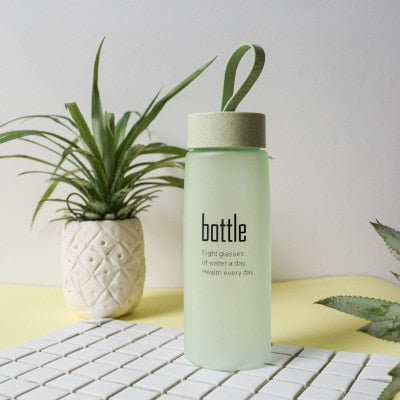 BPA Free Water Bottle Plastic Sport Scrub Leak Proof Drinking My Bottle Portable Fashion Drinkware Tour Bottles for Lovers H1094