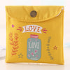 Girls Diaper Sanitary Napkin Storage Bag Canvas Sanitary Pads Package Bags Coin Purse Jewelry Organizer Credit Card Pouch Case 3