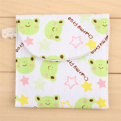 Girls Diaper Sanitary Napkin Storage Bag Canvas Sanitary Pads Package Bags Coin Purse Jewelry Organizer Credit Card Pouch Case 3