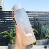 Reusable Frosted Glass Water Bottle Leak Proof