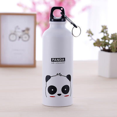 Cute Stainless Steel Reusable Kids Animal Print Bottle