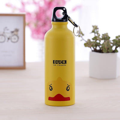 Cute Stainless Steel Reusable Kids Animal Print Bottle